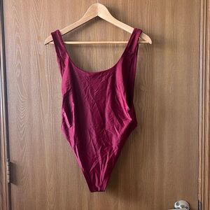 Aerie one piece red swimsuit